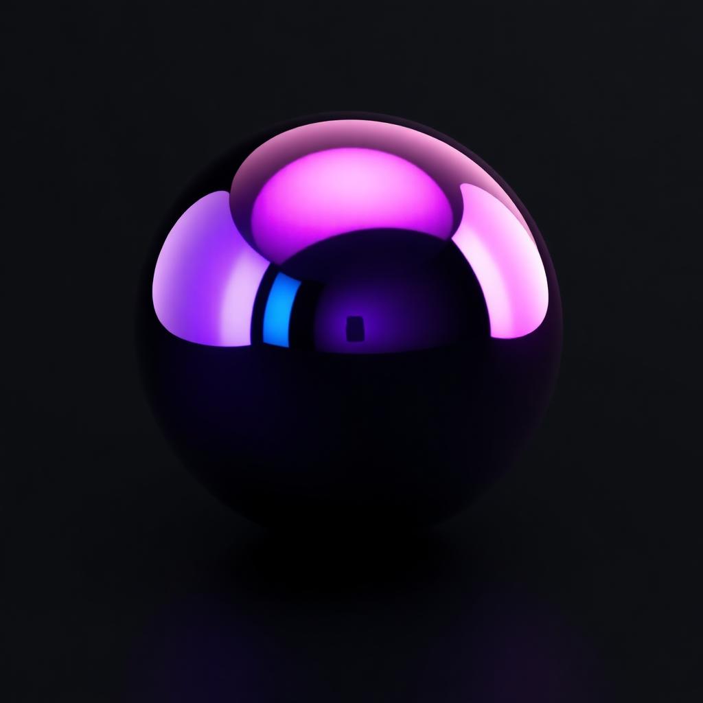 Iridescent chrome orb representing the QuickLaunch process